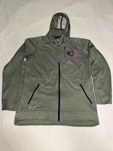 Giacca Nike da uomo taglia large "KD" Kevin Durant grigia viola Dri-Fit cerniera intera - Foto 1 di 10