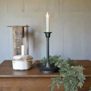 Candelabro negro tradicional Primitive Ragon House 10,25" - Imagen 1 de 4