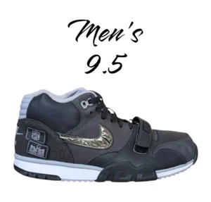 Nike Shoes 9.5 Air Trainer 1 SB LVIII Super Bowl 58 Anthracite Silver FJ6195-001 - Picture 1 of 14