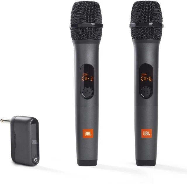 JBL Wireless Two Microphone System with Dual-Channel Receiver