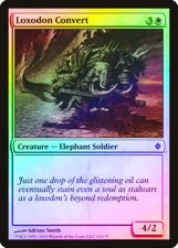 Loxodon Convert FOIL New Phyrexia NM White Common MAGIC MTG CARD ABUGames