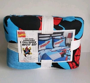 Marvel The Amazing Spider-Man Full /Queen Quilt Set - Picture 1 of 6