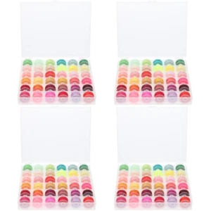 4 Sets Sewing Thread Multi-color Bobbin Threads Machine Supplies - Picture 1 of 12