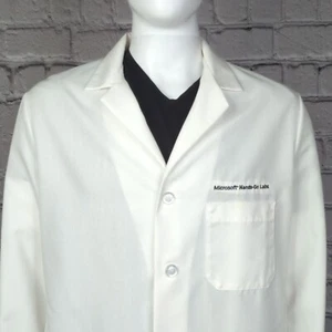 Red Kap "Microsoft Hands-On Lab" White Lab Coat, Men's 42 - Picture 1 of 11