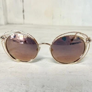 Roberto Cavalli RC1030 Cascina Roségold Metallgestell verspiegelte runde Sonnenbrille - Bild 1 von 8