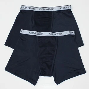 Calvin Klein Boy's Performance Boxer Briefs Underwear in Navy size L 12-14 NWOT - Picture 1 of 2