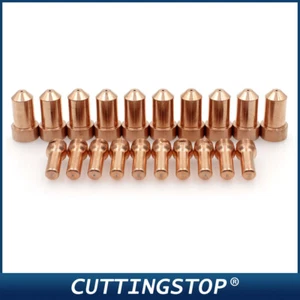 20pc Plasma Electrode KP2844-1 Tip KP2844-3 for Lincoln Tomahawk LC65 Torch 50A - Picture 1 of 5