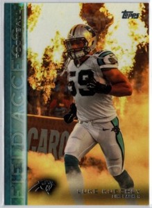 2015 Topps Field Access Blue Luke Kuechly Card #125
