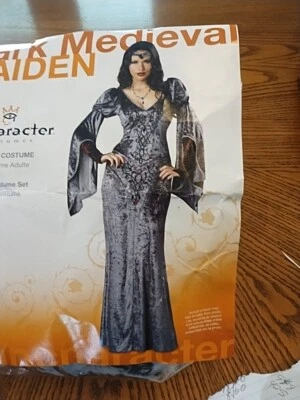 InCharacter Dark Medieval Maiden Halloween Evil Queen Gown Goth Costume CF11094  - Image 1 of 4