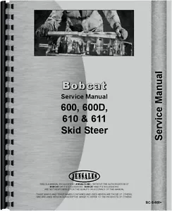 Manual de servicio de minicargadora Bobcat 500 600D 610 611 BC-S-600+ - Imagen 1 de 1