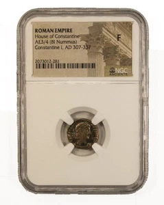 NGC ( F ) Roman AE of Constantine I, the Great (AD 307-337) BI Nummus - Ancient - Picture 1 of 3