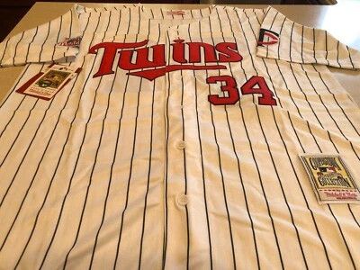 Camiseta deportiva Mitchell & Ness Cooperstown Collection Twins Kirby Puckett - XL para hombre Foto 1 de 4