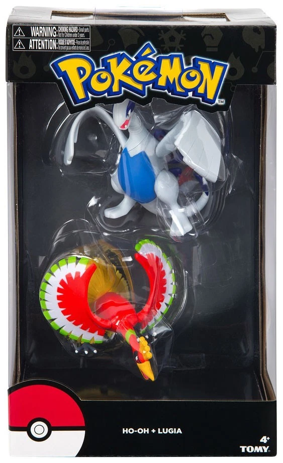 Pokemon Ho-Oh &amp; Lugia Figura 4 Pulgadas Paquete de 2 Foto 1 de 1