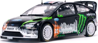 1:18 SUN H3956 Ken Block Ford Focus RS Rallyday Show Castle Coombe Circuit 2010 - Image 1 of 4