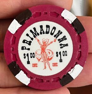 Primadonna Reno $1 Casino Chip T.R. King Scrown