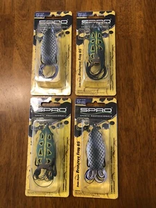 SPRO Rojas Bronzeye Frog 65 Hollow Body Topwater Weedless Bass Fishing Lure 4 - Picture 1 of 4