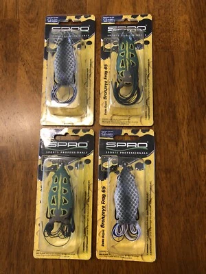 SPRO Rojas Bronzeye Frog 65 Hollow Body Topwater Weedless Bass Fishing Lure 4 - Image 1 of 4