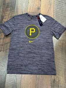 Pittsburgh Pirates MLB Men's Nike 2023 City Connect Velocity Performance Shirt - Picture 1 of 9