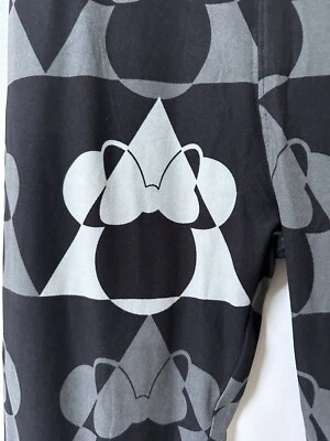 Leggings LULAROE DISNEY OS Talla Única MINNIE MOUSE Negro Gris Nuevo Foto 1 de 4