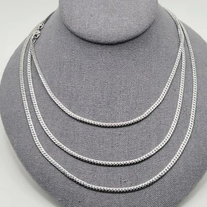 Vintage Monet 55" Herringbone Chain Silver Tone Sister Clasp 3mm Diameter EUC - Picture 1 of 7