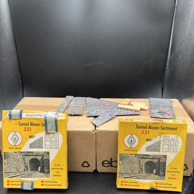 LOT OF 2 READ Vintage Faller HO Scale Tunnel Kits #551 - Image 1 of 4