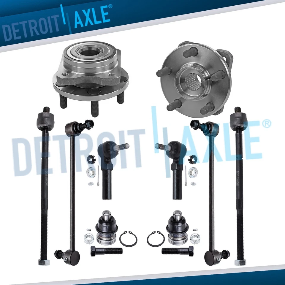 Front Wheel Hub Ball Joint Sway Bar Tierod for 1996-2000 Grand Caravan Voyager - Image 1 of 4