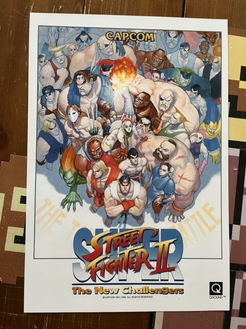 Street Fighter V Arcade Edition CAPCOM Video Game Merchandise Gamer Classic  Fighting White Wood Framed Poster 14x20 - Poster Foundry