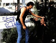Steven Seagal Nico Above The Law Signed & Insc 11x14 Photograph BECKETT BAS