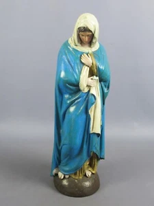 Statua Madonna Lignea artigianato italiano scultura legno arte sacra primi ‘900 - Imagen 1 de 16