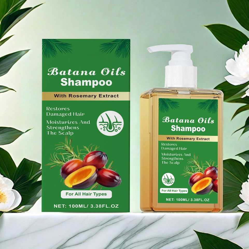 Batana Oil Shampoo for Hair Growth 100% Natural Rosemary Nourishing Conditioner - Image 1 of 4