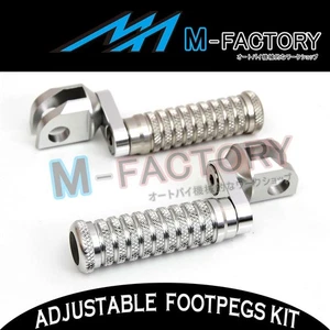 Juego de estriberas delanteras CNC de 25 mm SI para Kawasaki ZX-10R 04-13 06 07 08 09 10 - Imagen 1 de 4