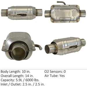 Catalytic Converter for 1982-1983 Ford E-250 Econoline Club Wagon 5.8L V8 GAS OH - Picture 1 of 6