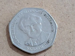 2005 Jamaica One Dollar Actual Coin Circulated - Picture 1 of 2