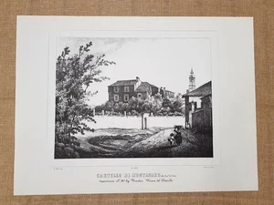 Castello di Montanaro Torino Monarchia di Savoia Enr. Gonin F.lli Doyen Ristampa - Picture 1 of 1