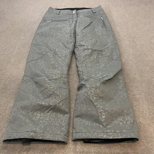 Obermeyer Skihose Damen 8 grau Blumenmuster isoliert Snowboard Winter - Bild 1 von 12