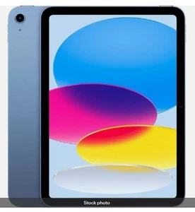 Apple iPad 10th Gen. 64GB, Wi-Fi, 10.9in BLUE Apple Certified stock - Bild 1 von 3