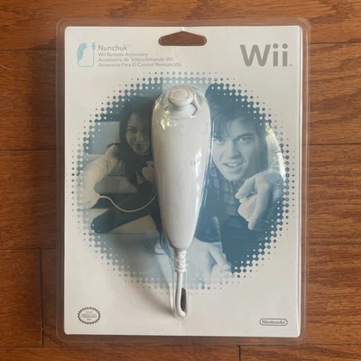 Official Nintendo Wii OEM Nunchuck Controller, NEW Factory Sealed - Image 1 of 4