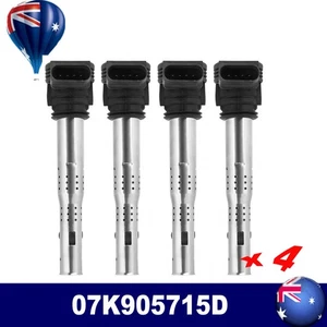 4PCS OE Ignition Coil For Volkswagen Audi A3 A4 A5 A6 Q3 Q5 VW Beetle 2.0L UF575 - Picture 1 of 7