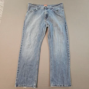 Perry Ellis America Jeans Men's 36x30 Straight Leg Distressed Denim Classic Y2K - Picture 1 of 9