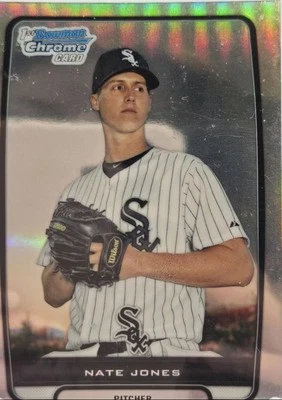 2012 Bowman Chrome Prospects Nate Jones Chicago White Sox #BCP202 - Image 1 of 2