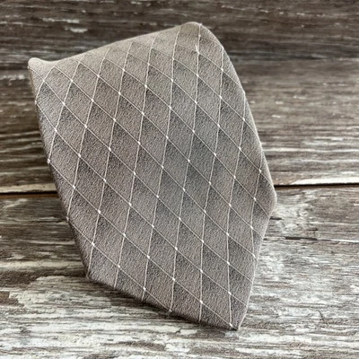 Corbata formal Louis Roth para hombre hecha a mano en Italia 100 % seda estampado geométrico usada en excelente estado Foto 1 de 4