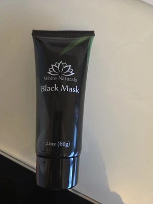 White Naturals Black Mask 2.1 oz – Deep Cleansing Facial Peel-Off Blackhead Remo - Image 1 of 3