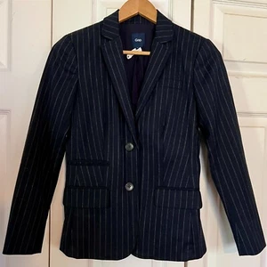 GAP Blazer schwarz Wolle Nadelstreifen - Größe 0 - Top Zustand - Bild 1 von 8
