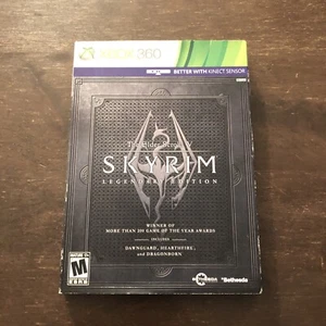 The Elder Scrolls V Skyrim Legendary Edition (Xbox 360) Complete With Sleeve Map - Picture 1 of 10