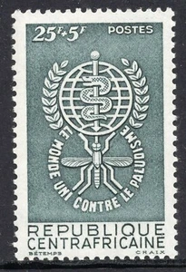 1137 - Central African Republic 1962 -The World United Against Malaria - MNH Set - Picture 1 of 2
