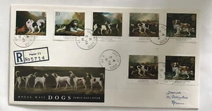 GB QEII 1991 Dogs RMFDC Isle Of Dogs CDS Sticker Add Cat £25++ - Picture 1 of 1