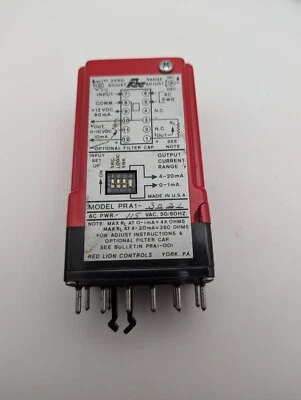 RED LION PRA1-3021 FREQUENCY CONVERTER PRA13021 (Chipped Plastic Housing) - Image 1 of 4