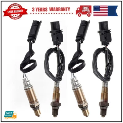 4PCS Oxygen Sensor Upstream+Downstream For BMW M5&M6 5.0L V10 2006 2007 2008-10 - Image 1 of 4