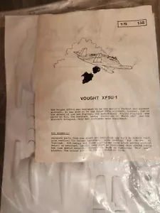 1973 Airmodel #138 Vought XF5U-1 Flying Pancake - 1/72 vacuform Kit - Picture 1 of 4
