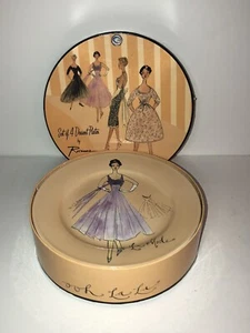 (4) ROSANNA SALAD PLATES WOMEN Vintage Cocktail Dresses - Picture 1 of 11